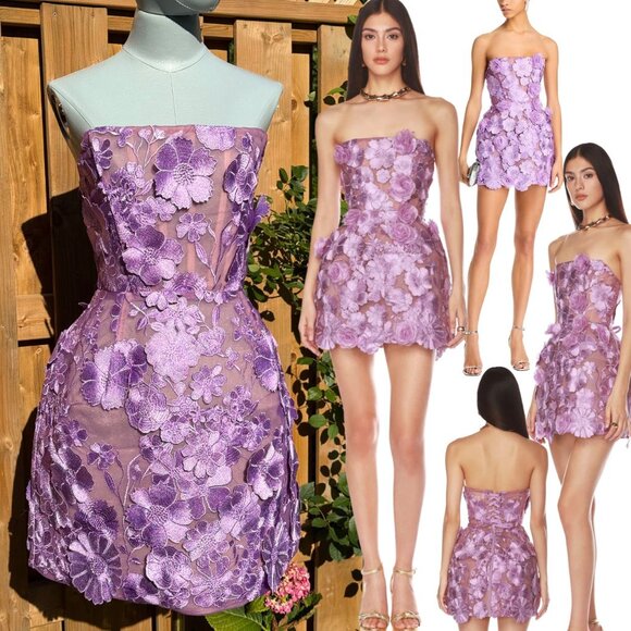 Bronx and Banco Dresses & Skirts - 🆕 BRONX & BANCO 🧿 NWOT Jasmine Maraya Lilac Mini Dress - Sz L US 8